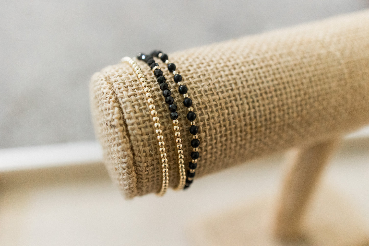 The Black Spinel Bracelet Collection