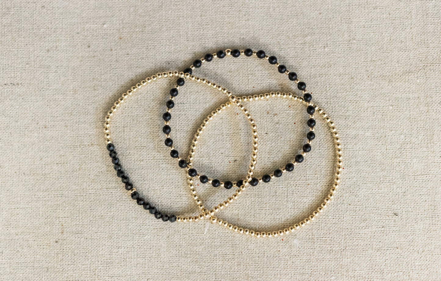 The Black Spinel Bracelet Collection