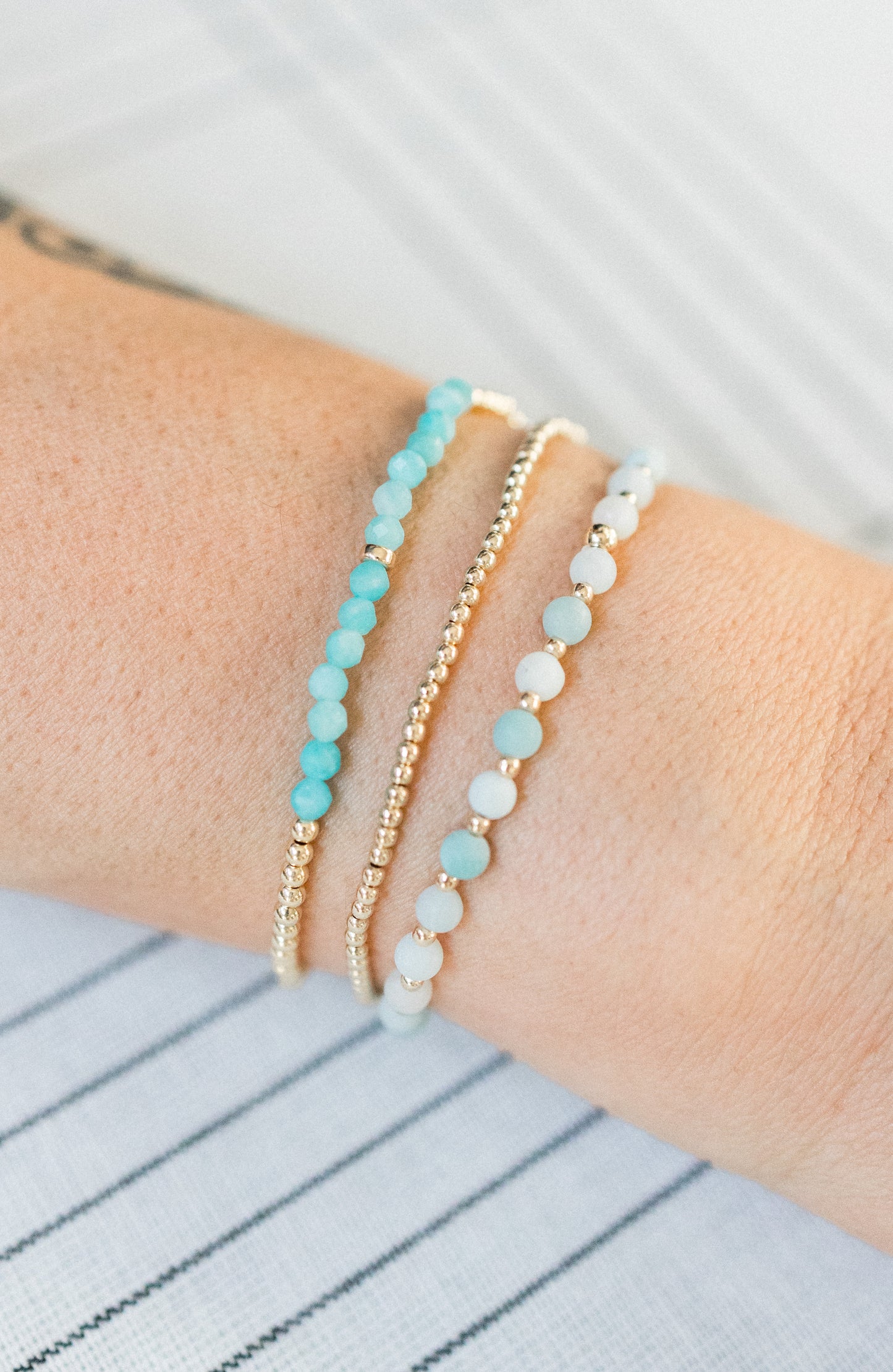 The Amazonite Bracelet Collection