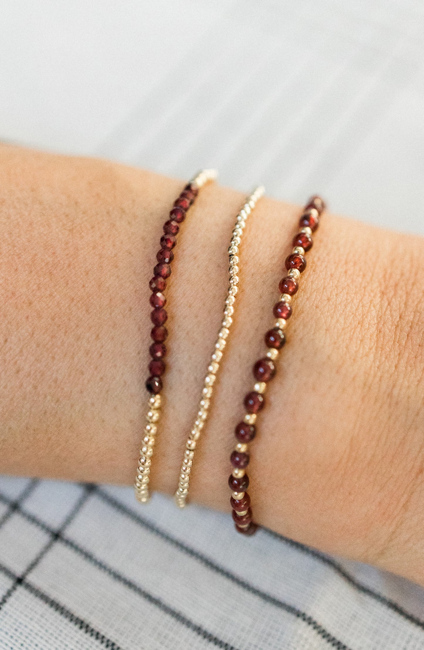 The Garnet Bracelet Collection