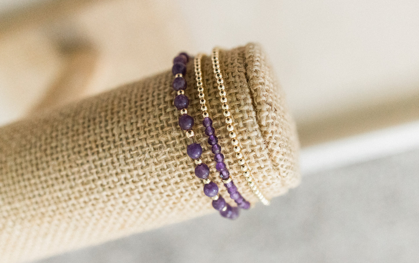 The Amethyst Bracelet Collection